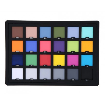 Professional 24 Color Checker Palette Board Card Test for Superior Digital Color Correction Balancing Photo Editing Photography