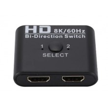 HDMI Switch Bi-Direction 2 Ports HDMI Splitter Switch for Laptop PC Xbox PS3/4 TV Box to Monitor TV Projector Adapter