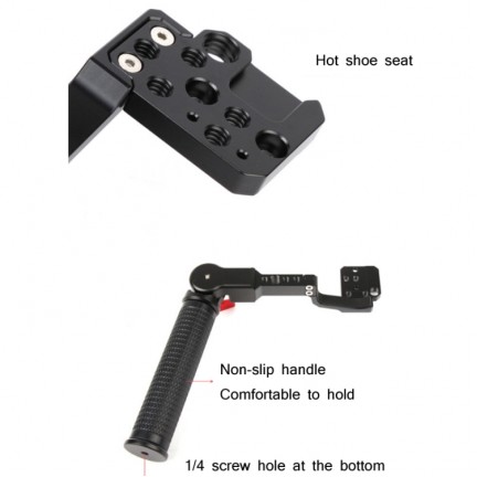 Camera Gimbal Stabilizer Handle Sling Grip Mounting Extension Arm Foldable L Bracket for DJI Ronin-S/Ronin-SC Gimbal Accessories