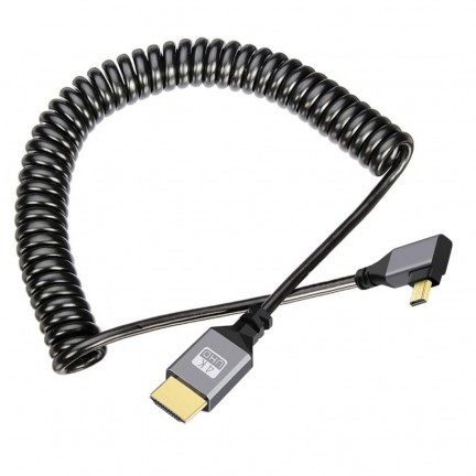 4K UHD HDMI TO MICRO HDMI LEFT 2.4m Cable