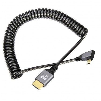 4K UHD HDMI TO MICRO HDMI RIGHT 2.4m Cable