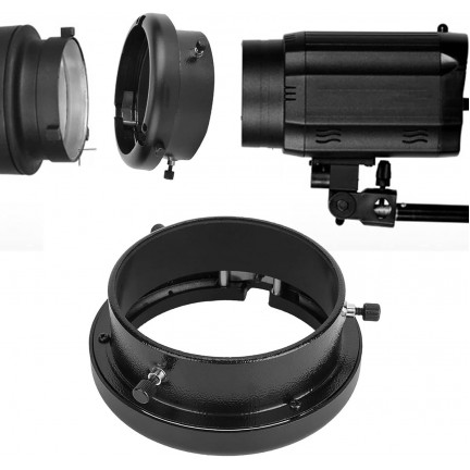 Speed ​​Ring Adapter to Connect Mini Flash Mount to Bowens Mount Fotogrpahy Accessories Interchangeable Mounts