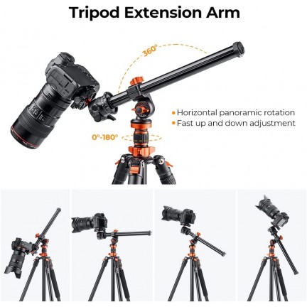 K&F Concept 32 cm Tripod Boom Arm Tripod