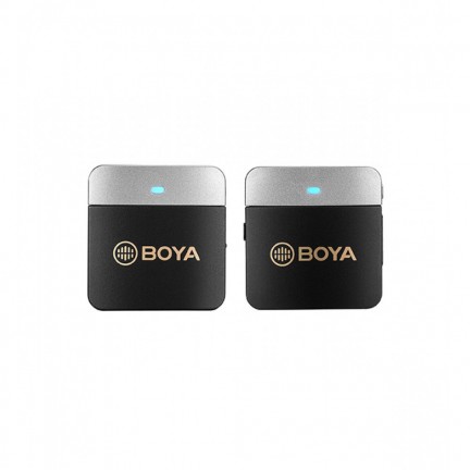 BOYA BY-M1V1 2.4GHz Dual-Channel Wireless Microphone System