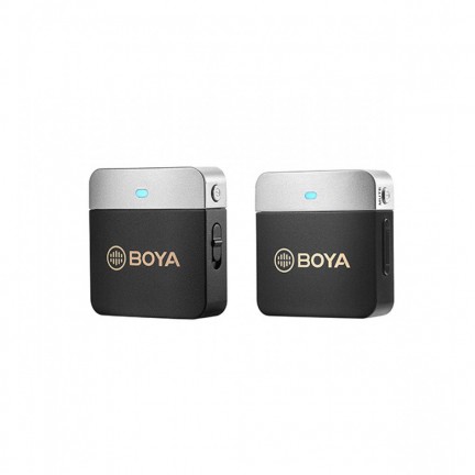 BOYA BY-M1V1 2.4GHz Dual-Channel Wireless Microphone System