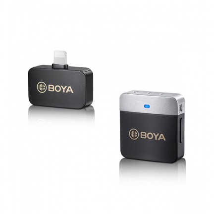 BOYA BY-M1V5 2.4GHz Dual-Channel Wireless Microphone System