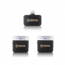 BOYA BY-M1V6 2.4GHz Dual-Channel Wireless Microphone System