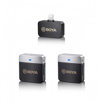 BOYA BY-M1V6 2.4GHz Dual-Channel Wireless Microphone System