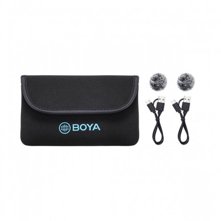 BOYA BY-M1V6 2.4GHz Dual-Channel Wireless Microphone System