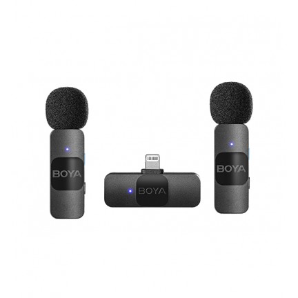 BOYA BY-V2 Ultracompact 2.4GHz Wireless Microphone System