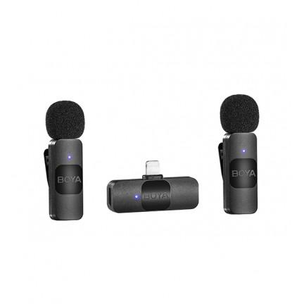 BOYA BY-V2 Ultracompact 2.4GHz Wireless Microphone System