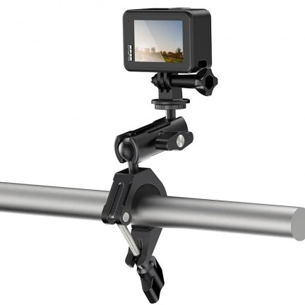 Ulanzi Bike/Motorcycle Handlebar Clamp Mount for GoPro/Insta360 Action Cameras
