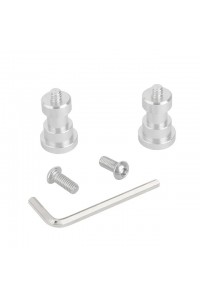 CAMVATE 1/4"-20 Male To M6 Female Thread Screw Adapter For Wall Mount Support Accessories (2 Pieces)