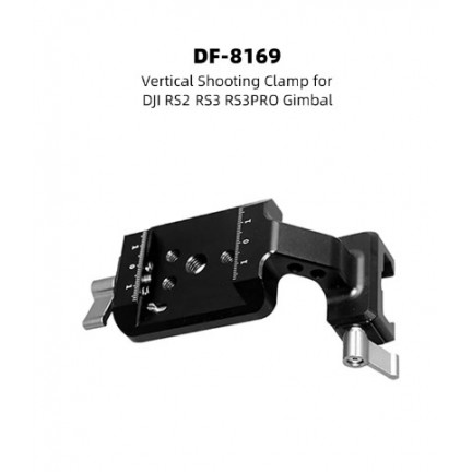Vertical Camera Mount for DJI RS 3 Pro/RS 3 / RS 2, Robust Portrait Vertical Shooting Solution Plate Adapter