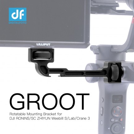 GROOT ZHIYUN WEEBILL S/LAB Crane 3 DJI RONIN S/SC Extension Rotatable Bracket for Monitor LED Video Light