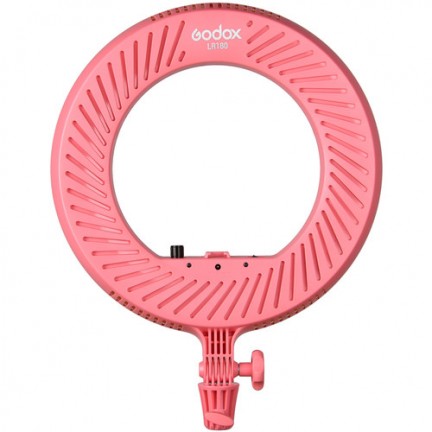 Godox LR180 Daylight Ringlight (Pink)