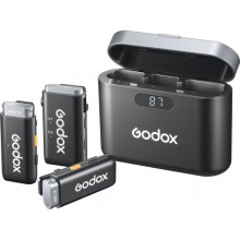 Godox WEC 2-Person Wireless Microphone System for Cameras and Mobile Devices (2.4 GHz)