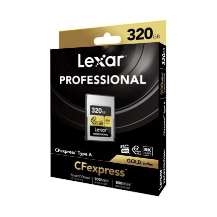 Lexar 320GB Professional CFexpress Type A Card GOLD Series