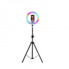 MJ30 RGB LED Soft Ring Light With Stand-Selfie Light