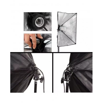 Photo Studio 60x60 Softbox Lighting (2 Kit)