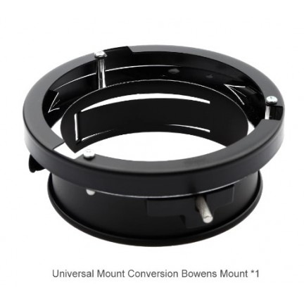 Universal Flash Mount to Bowens Mount Ring Adapter for Softbox Beauty Dish Strobe K150A K180A 250DI 300DI 250SDI