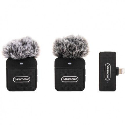 Saramonic Blink 100 B4 2-Person Compact Digital Wireless Clip-On Microphone System with Lightning Connector