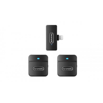 Saramonic Blink 100 B4 2-Person Compact Digital Wireless Clip-On Microphone System with Lightning Connector