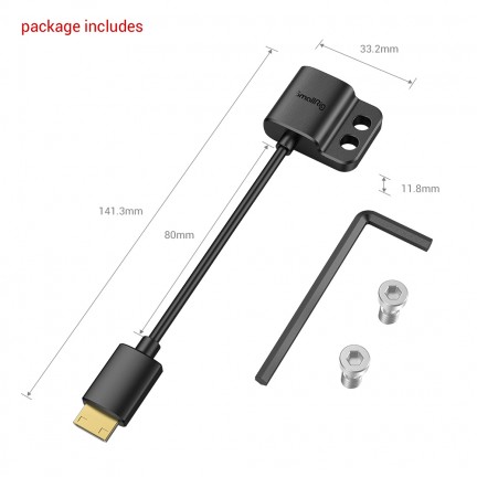 SmallRig Ultra Slim 4K Adapter Cable (C to A)