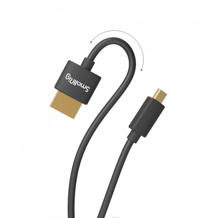 SmallRig Ultra Slim 4K HDMI Cable (D to A) 35cm