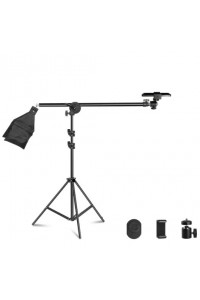 Stand Tripod for Photo Studio 2M with 1.4M Boom Arm