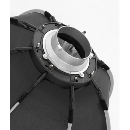 TRIOPO K2-55 Octagon Foldable Softbox Bracket Bowns Mount for Flash without Grid