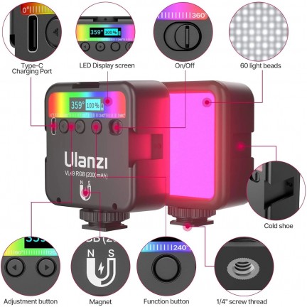 Ulanzi VL49 RGB Mini LED Video Light