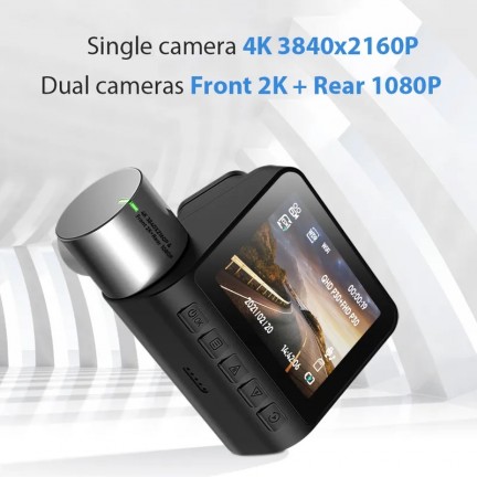 V50 4K Dual Dash Cam for Car Camera WIFI Night Vision 24h Parking Monitor