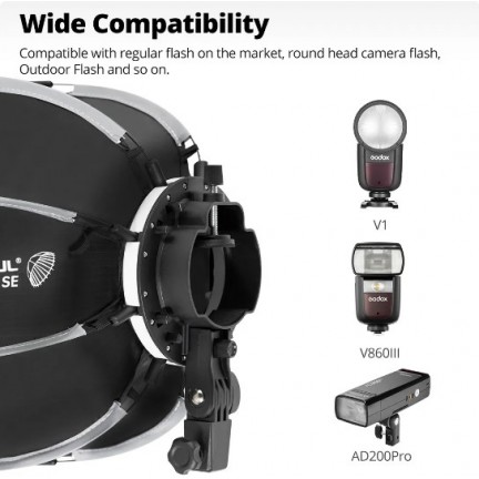 AMBITFUL PF30 SE mini Speedlite Portable Octagon Umbrella Softbox