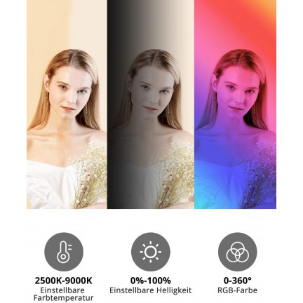 RGB LED Video Light W140 Camera Light