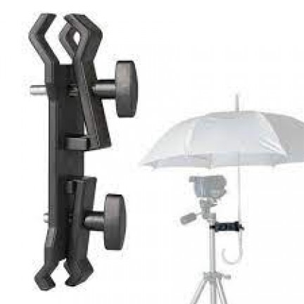 Camera Umbrella Holder Clip Clamp Bracket Spport Tripod for Outdoor