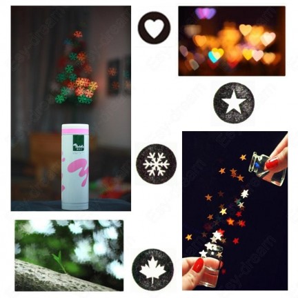 55mm Bokeh Masters Kit Bokeh Effect Lens Cap Cover Filter for Artistic Romantic Night Scene Photography