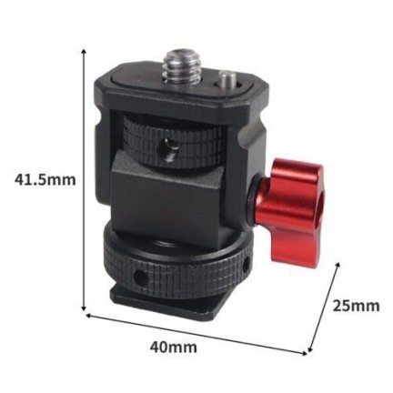 BGNing GOPRO Camera Monitor Bracket Holder Hot Cold Shoe Adapter Tripod Mount