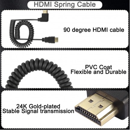 4K HDMI TO HDMI Right-Angle 1.9m Cable