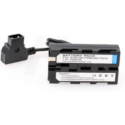 Dummy Battery to D-Tap Cable NP-F570/770/970(40cm)