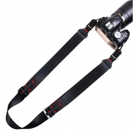 Camera Strap Belt Durable Nylon Shoulder Strap (Black)