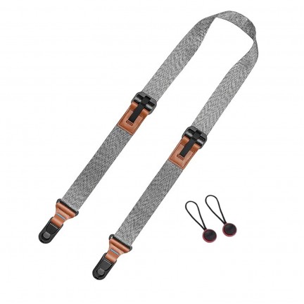 Camera Strap Belt Durable Nylon Shoulder Strap (Grey)