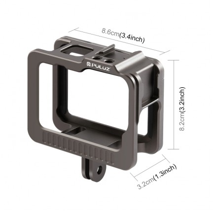 PULUZ Frame Expansion Metal Cage for GoPro HERO12/11/10/9