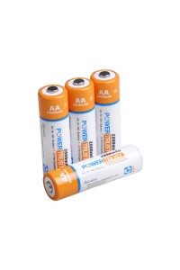 PowerTrust 4 Packs 2800mAh High-Capacity AA NiMH Rechargeable Batteries