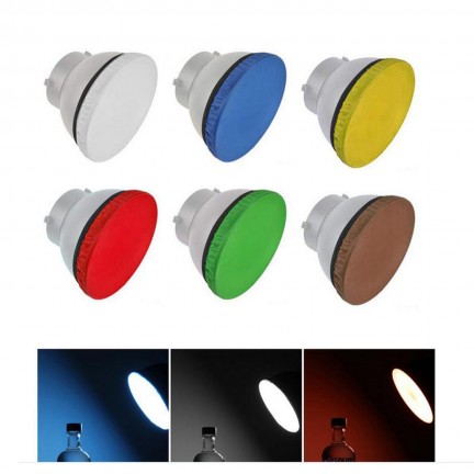 Standard Studio Strobe Reflector Light Soft Diffuser 6 Colors