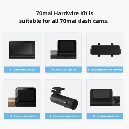 70mai Parking Surveillance Cable Kit UP02 for 70mai Dash Cam