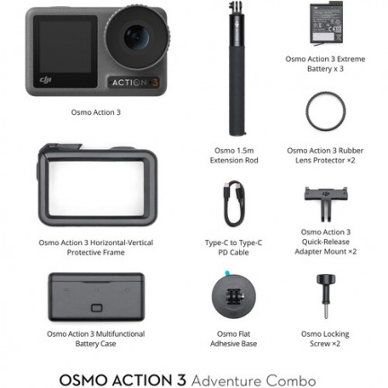 DJI Osmo Action 3 Camera Adventure Combo