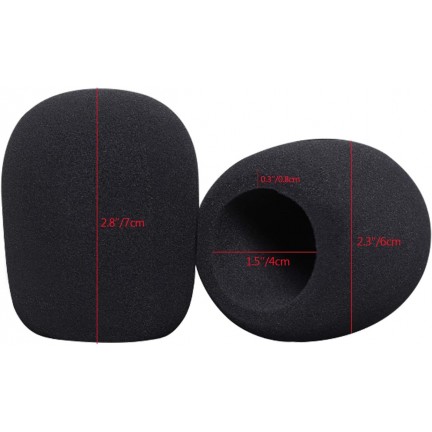 Microphone Sponge Windproof Mic Cover Foam