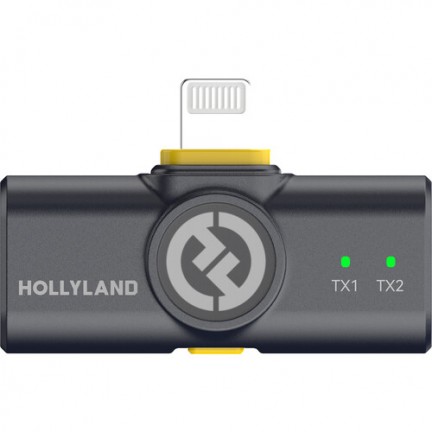 Hollyland LARK M2 DUO 2-Person Wireless Combo Microphone System (Shine Charcoal)