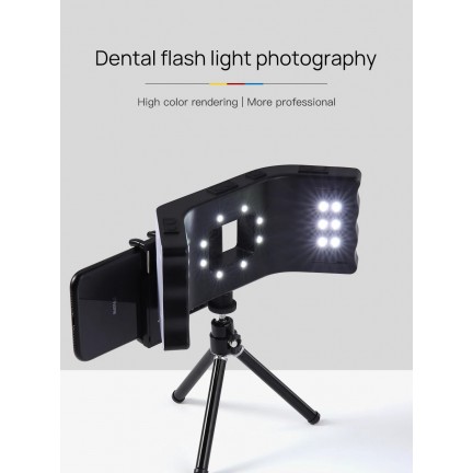 Dental Oral Photography LED Lamp Flash Light with Three Foot Bracket